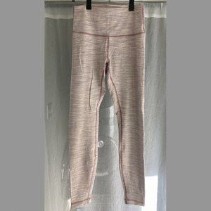 lululemon women's size 8 striped Align High-Rise Yoga Pant 28"